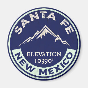 Santa Fe Ski New Mexico Skigebiet Magnet