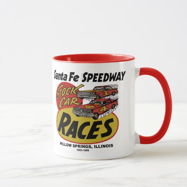 Santa Fe Speedway, Willow Springs, IL 1953-1995 Tasse (Rechts)