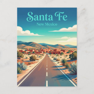 Santa Fe USA Postkarte