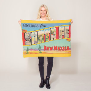 Santa Fe Vintage Fleecedecke