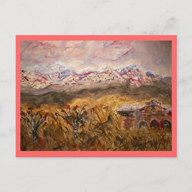 Santa Fe Weltfrieden Postkarte (Vorderseite)