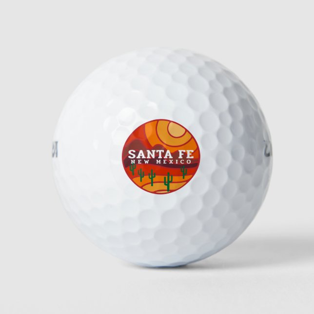 Santa Fe Wüste in den Bergen Golfball (Vorderseite)
