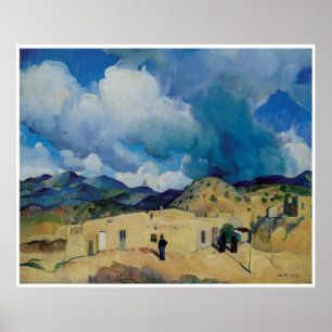 Santa- Fehügel Poster