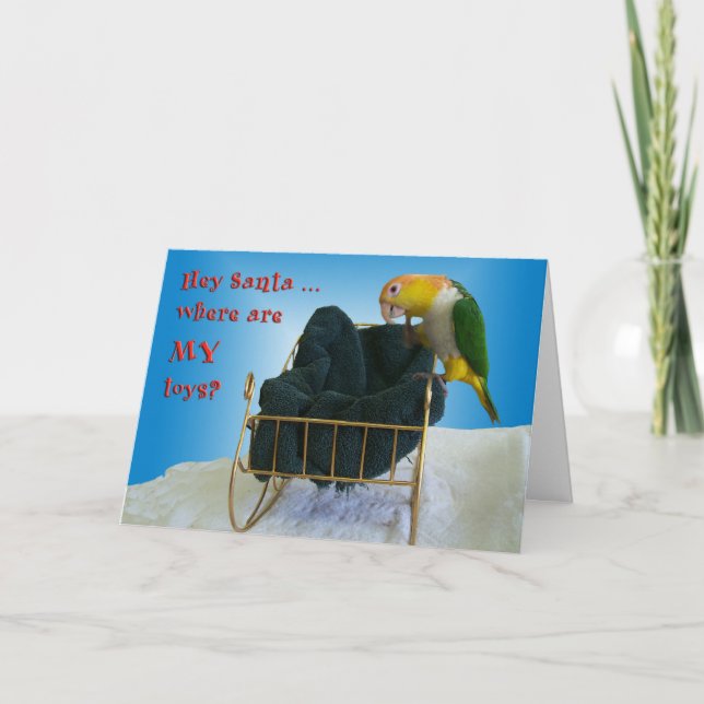 Santa Feiertagskarte (Vorderseite)