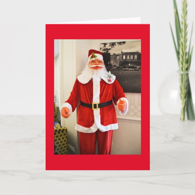 Santa Feiertagskarte (Vorderseite)