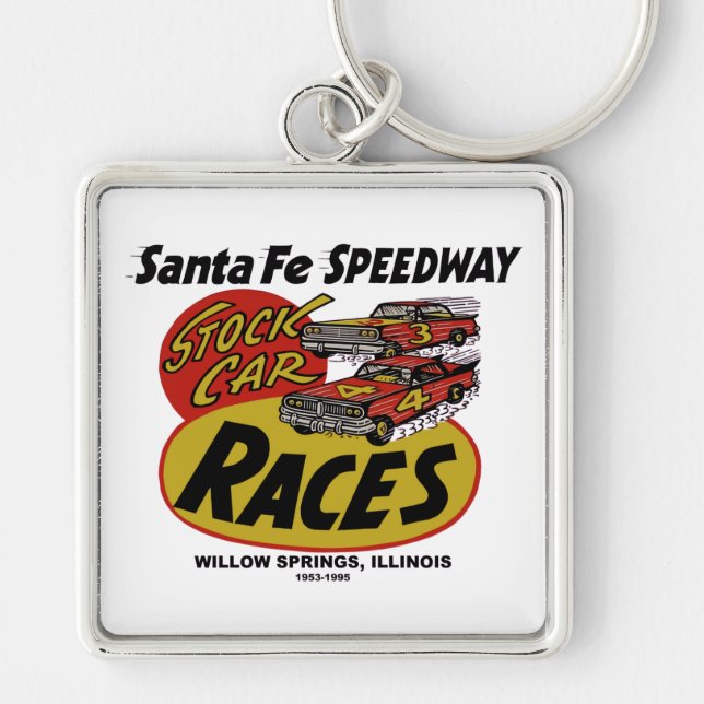 Santa- Fespeedway, Willow Springs, IL 1953-1995 Schlüsselanhänger (Vorne)