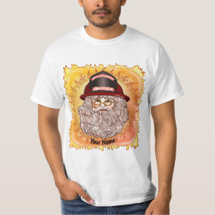 Santa-Feuerwehrmann T-Shirt