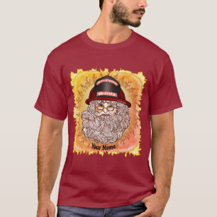 Santa Firefighter T-Shirt