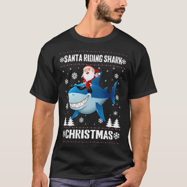 Santa Fisch T-Shirt (Vorderseite)