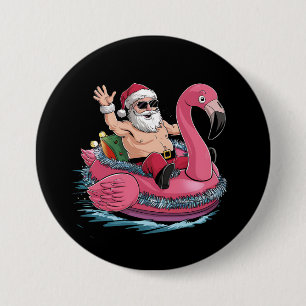 Santa-Flamingo-Schwimmhilfe-Weihnachten-im-Juli-So Button