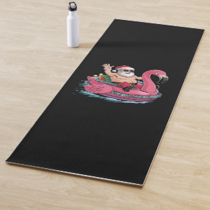 Santa-Flamingo-Schwimmhilfe-Weihnachten-im-Juli-So Yogamatte