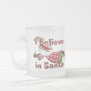 Santa Flies Mattglastasse