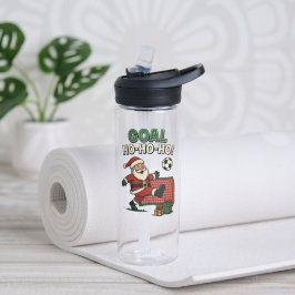 Santa Football Goal - Holiday Gift Idee Trinkflasche
