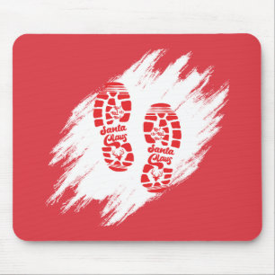 Santa Footprint Mousepad