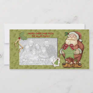 Santa Foto Cards Feiertagskarte