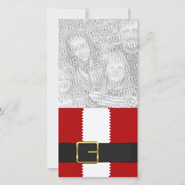 Santa Fotokarte Feiertagskarte (Vorderseite)