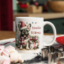 Santa French Bulldog Fun Festival Xmas Hundeliebha
