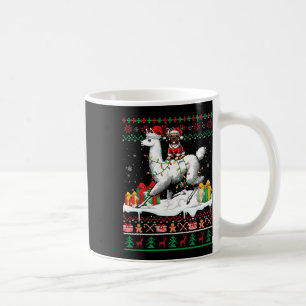 Santa French Bulldog Riding Llama Weihnachtssüß Kaffeetasse
