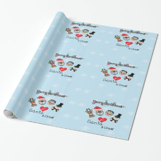 Santa & Friends Geschenkpapier