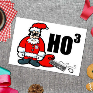 Santa Geek Feiertagskarte