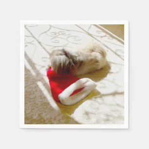 Santa gefangen serviette