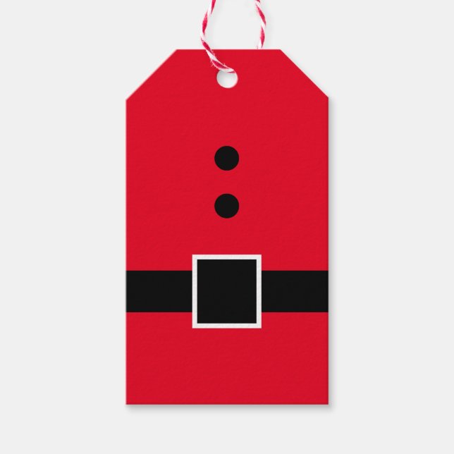 Santa Geschenkanhänger (Vorderseite)