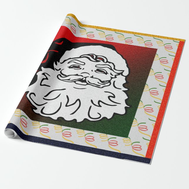 Santa - geschenkpapier (Ungerollt)