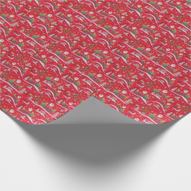 Santa Geschenkpapier (Ecke)