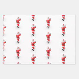 Santa Geschenkpapier Set