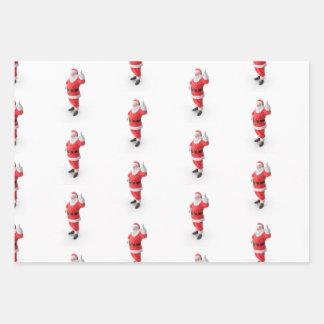 Santa Geschenkpapier Set