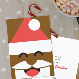 Santa-Gesicht Flach Weihnachten