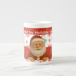 Santa-Gesicht Nordpol-Geister Weihnachts-Spezialit Prozellantasse