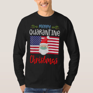 Santa-Gesichtsmaske Familie passende Quarantäne We T-Shirt