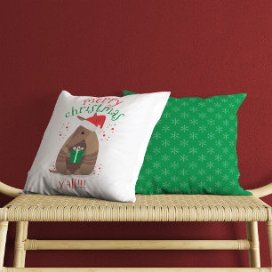Santa Gift Gift Armadillo Texas Kissen