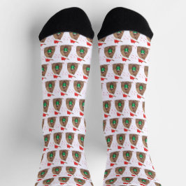 Santa Gift Gift Armadillo Texas Socken
