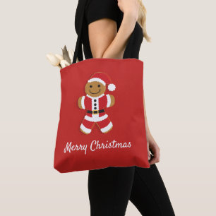 Santa Gingerbread Man   Tasche