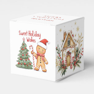 Santa Gingerbrot man Favor Box Geschenkschachtel