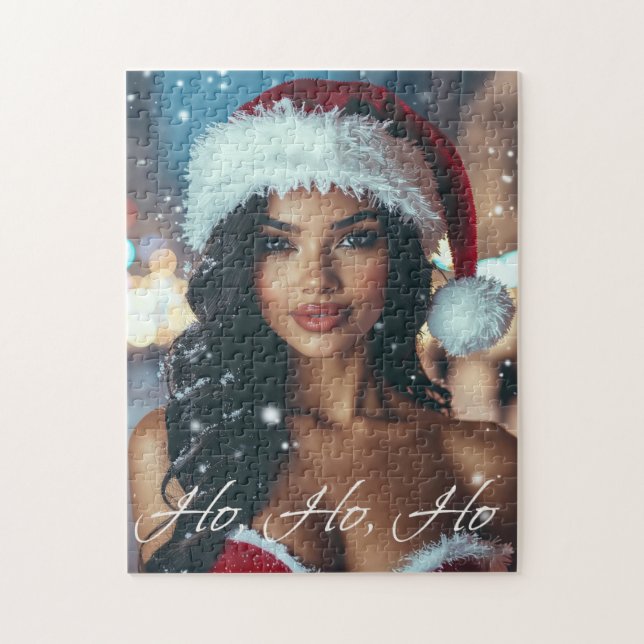 Santa Girl - Ho Ho Ho - Christmas (Vertikal)