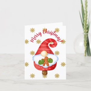 Santa Gnome Feiertagskarte