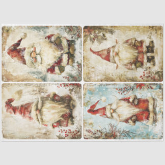 Santa Gnomes Seidenpapier