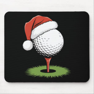 Santa Golf Ball für Weihnachten Golf Ball Weihnach Mousepad