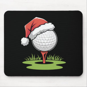 Santa Golf Ball für Weihnachten Golf Ball Weihnach Mousepad