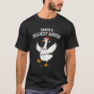 Santa Goose auf dem Loose Weihnachtsmann Outfit Ch T-Shirt