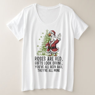 Santa Goose en liberté - Cadeau de Noël amusant