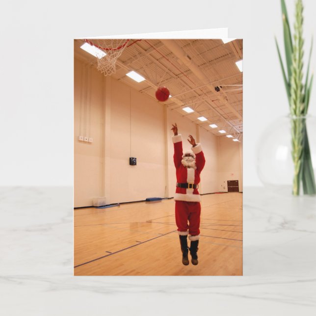 Santa Got Hops Feiertagskarte (Vorderseite)