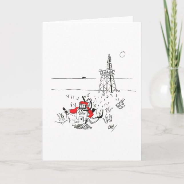 Santa Grace für Öl Feiertagskarte (Vorderseite)