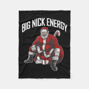 Santa Große Nick Energie Lustiges Meme Weihnachten Fleecedecke
