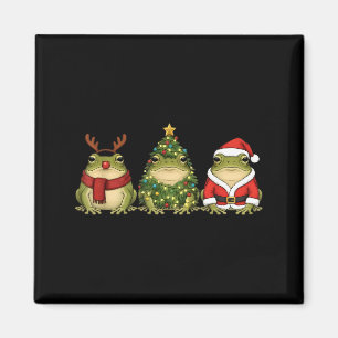 Santa Grüner Frosch Weihnachtsbaum Froschliebhaber Magnet