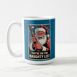Santa Gun Naughty List Second Amendment Kaffeetasse