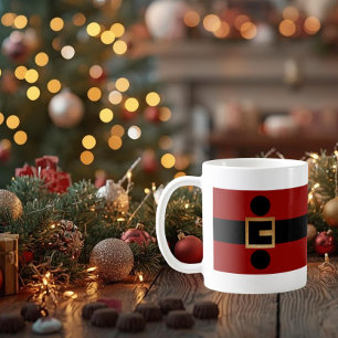 Santa-Gürtel-Weihnachten – Festliches Weihnachtsge Kaffeetasse